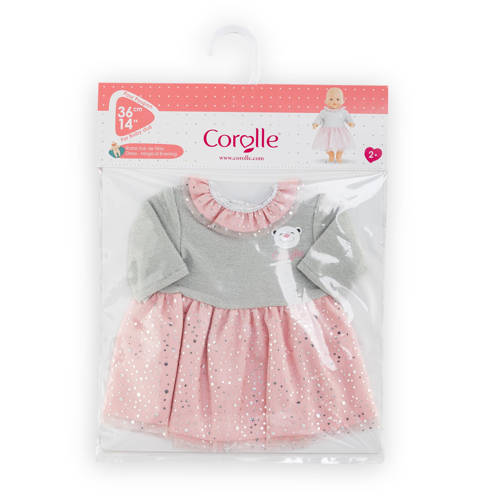corolle-mon-grand-poupon-robe-soir-de-f-te-v-tement-36-cm-chic image 5