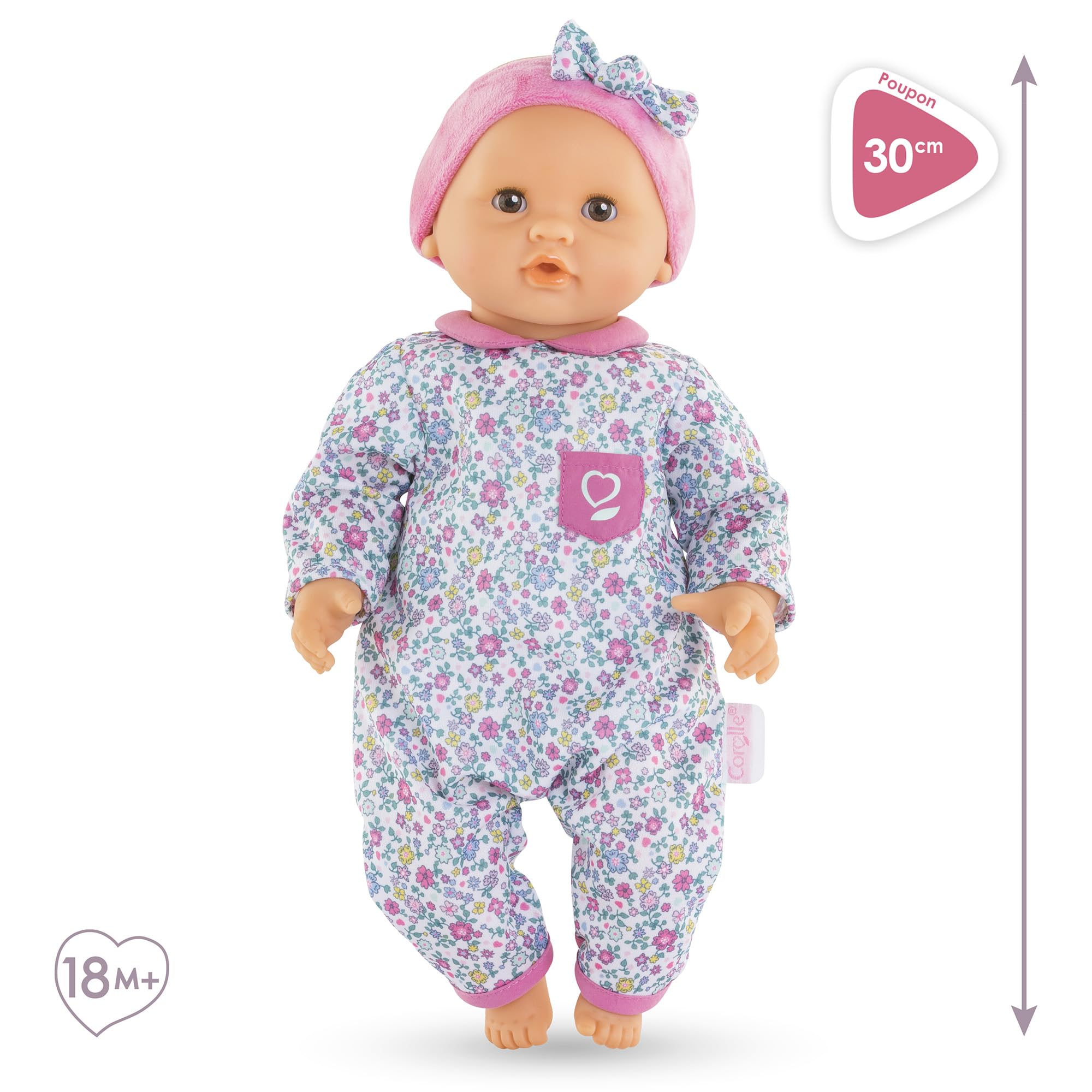 corolle-mon-premier-poupon-b-b-calin-capucine-poupon-30-cm-yeux-dormeurs image 3
