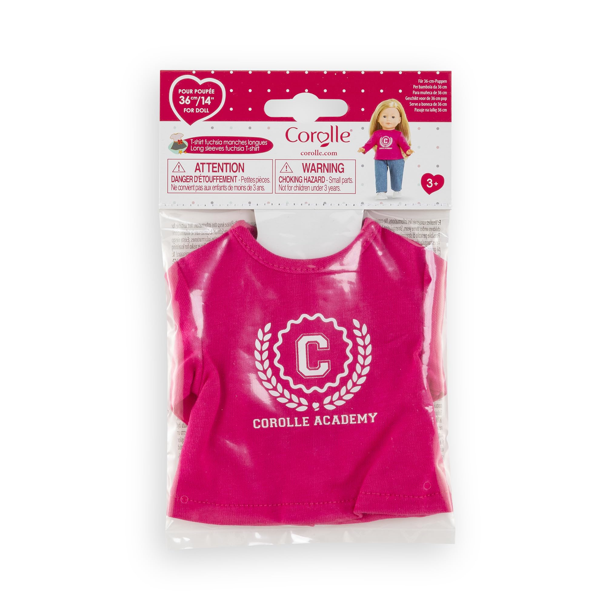 corolle-ma-corolle-t-shirt-fuchsia-academy-poup-e-36-cm image 5