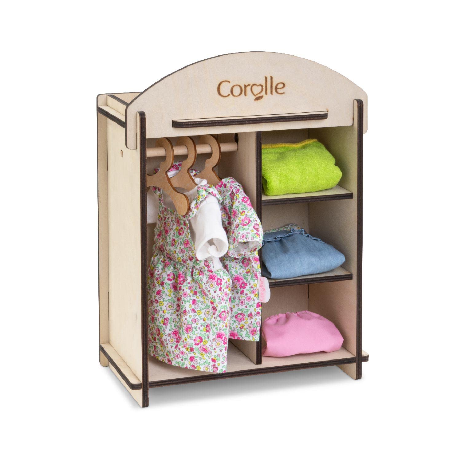 corolle-mon-grand-poupon-armoire-bois-9000141380-30-et-36-cm image 2