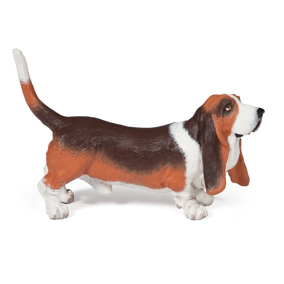 papo-dogs-cats-figurine-basset-hound-chien image 1