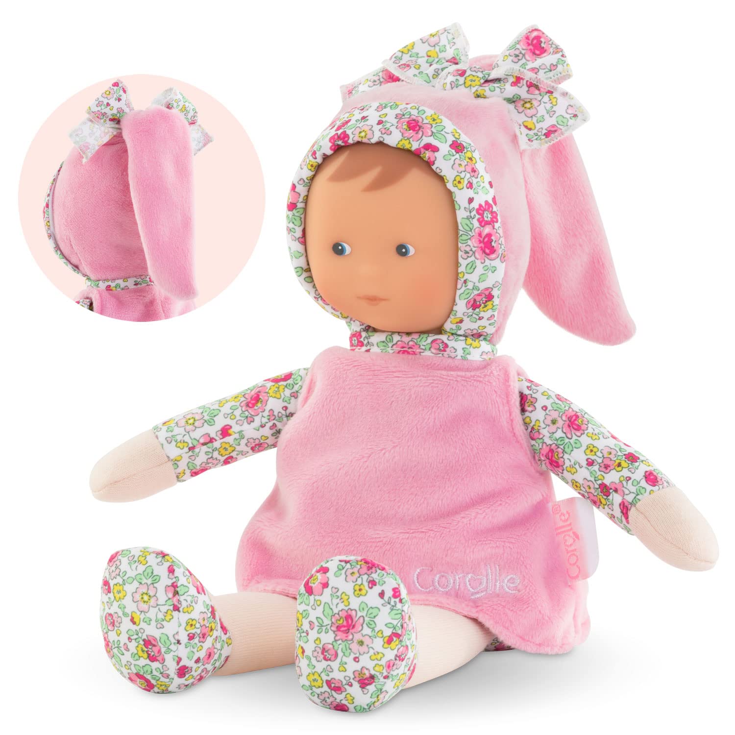 corolle-mon-doudou-miss-rose-jardin-en-fleurs-doudou-25-cm-naissance image 2