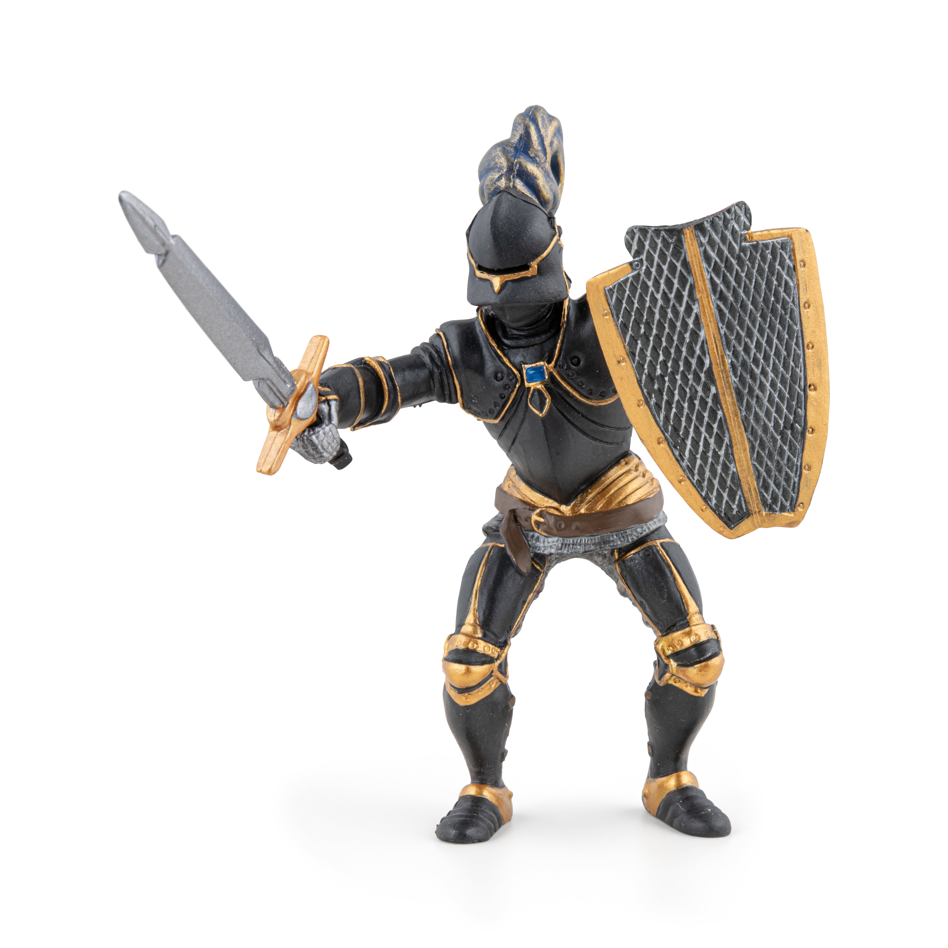 papo-medieval-chevalier-en-armure-noire-figurine-noir image 5