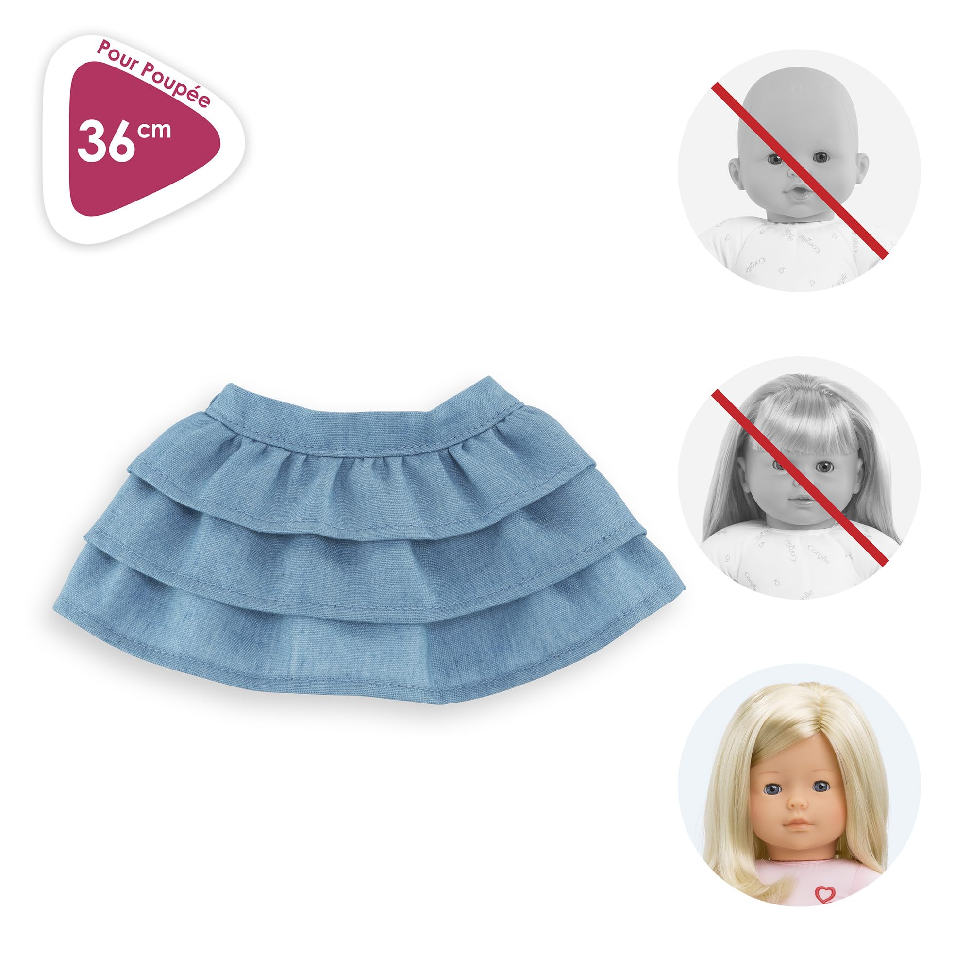corolle-ma-corolle-jupe-volants-v-tement-poup-e-36cm image 3