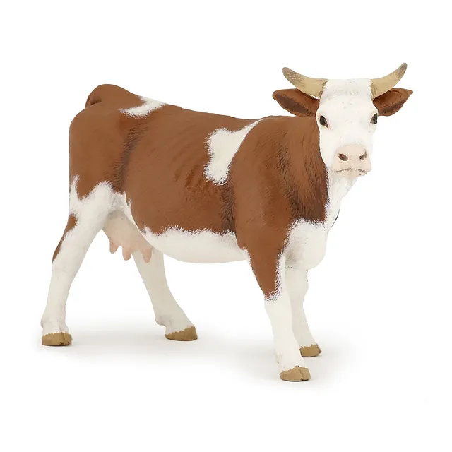 papo-farmyard-friends-vache-simmental-figurine-ferme image 1