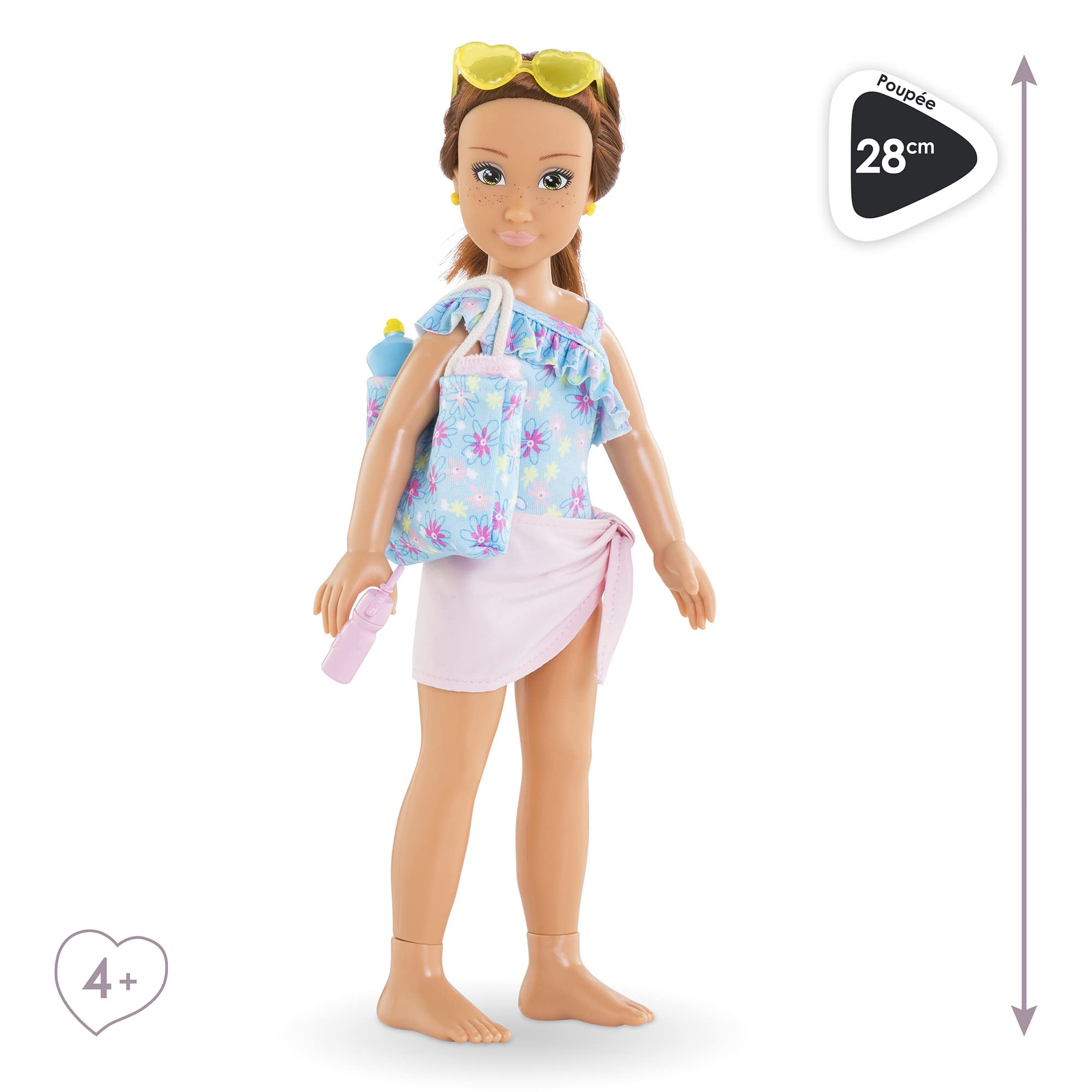 corolle-girls-coffret-zo-la-plage-poup-e-28cm-5-accessoires image 4