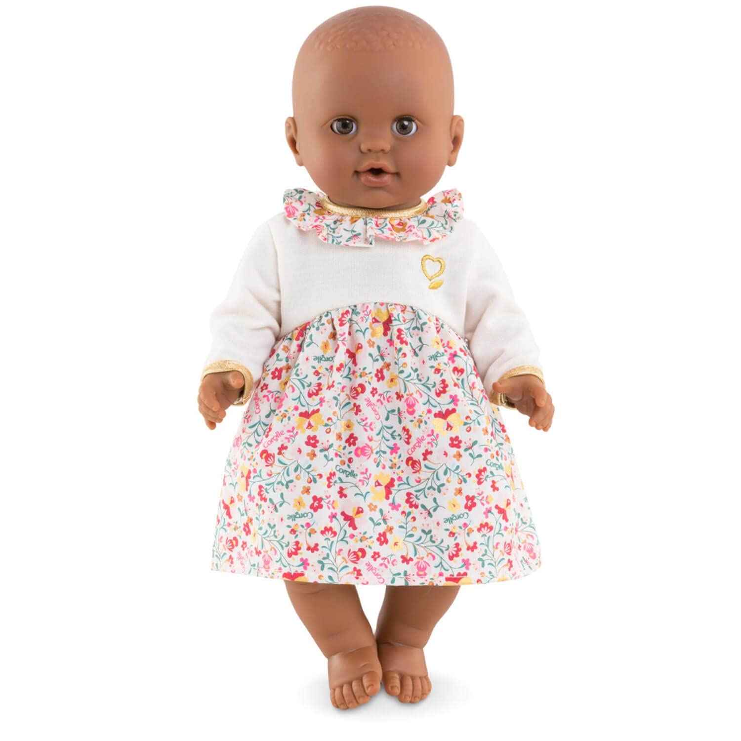 corolle-mon-grand-poupon-robe-hiver-en-fleurs-poupon-36-cm image 2