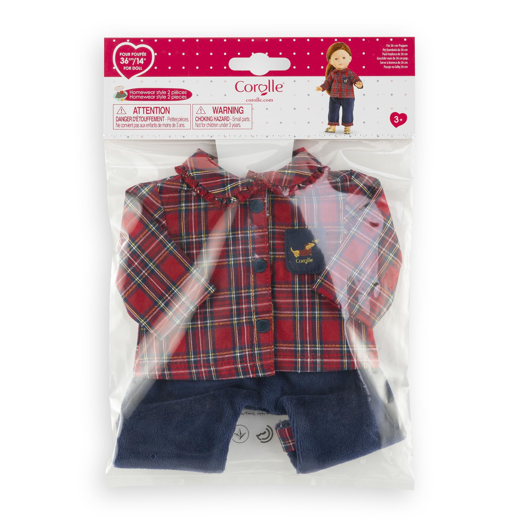 corolle-ma-ensemble-homewear-2-pi-ces-poup-e-36cm image 4
