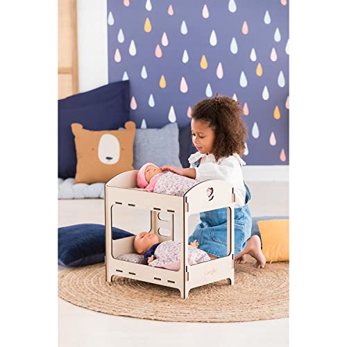 corolle-mon-grand-poupon-lits-superpos-s-bois-30-36-cm-couvertures image 8