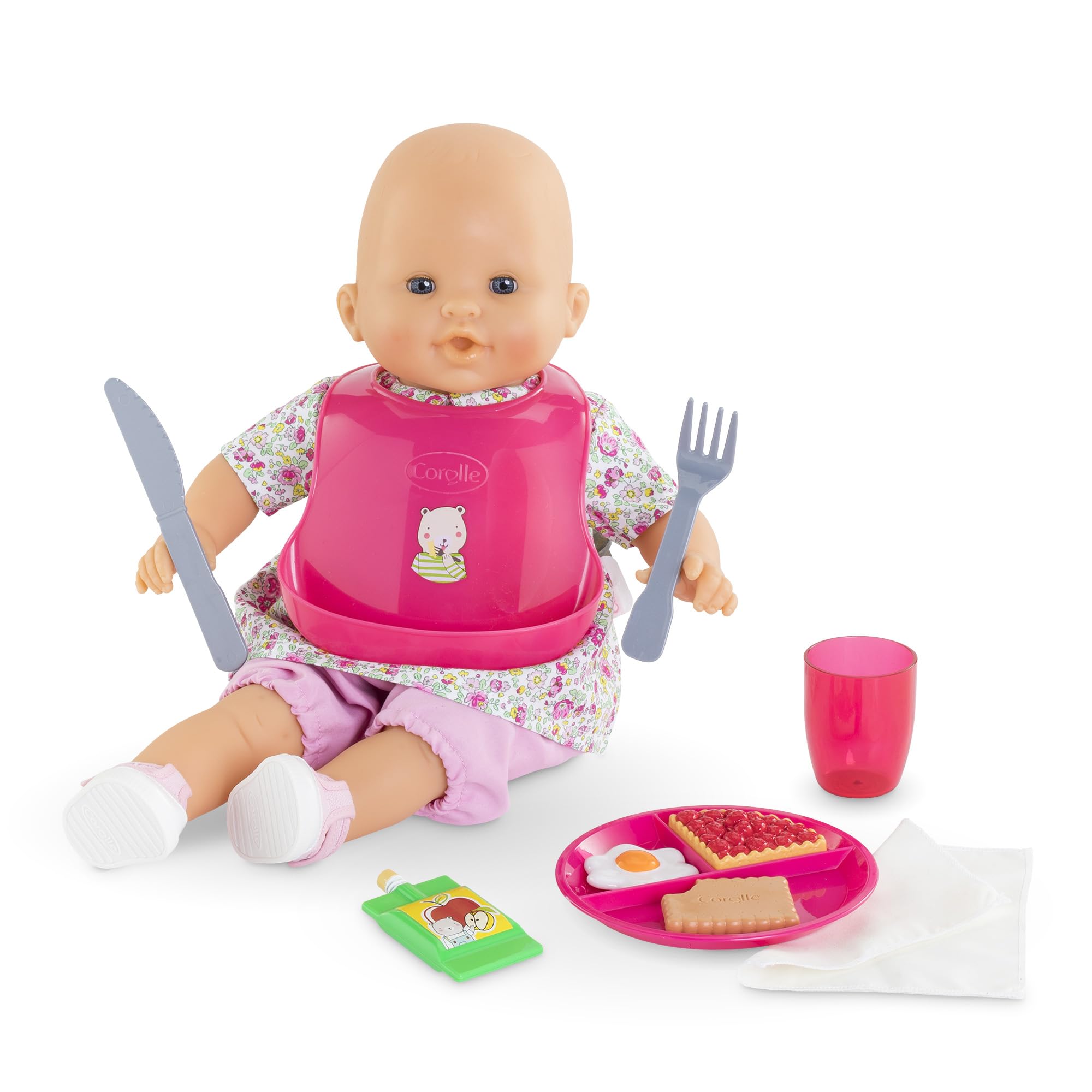 corolle-mon-grand-poupon-grand-coffret-repas-36-42-cm-11-pi-ces image 2