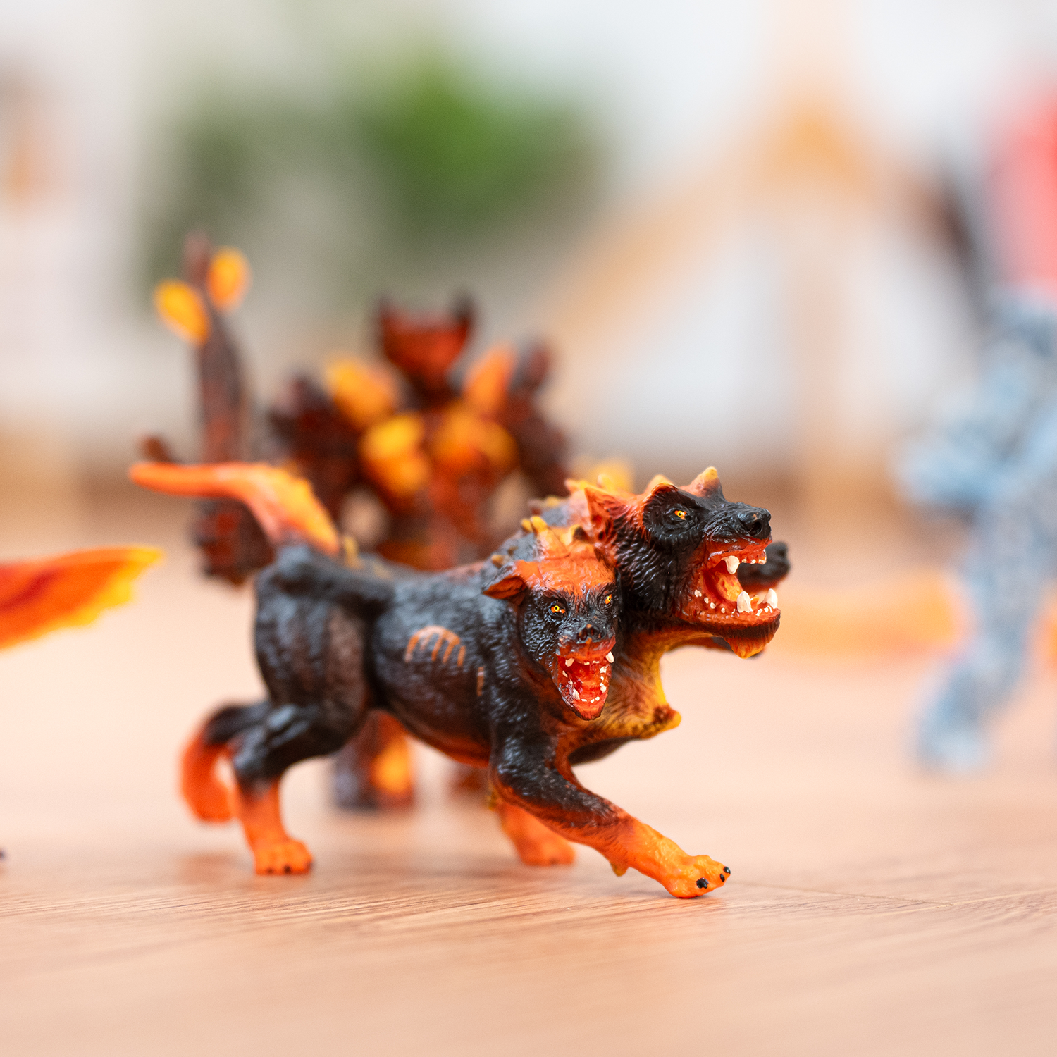 papo-fantasy-cerb-re-de-feu-figurine-monstre-3-t-tes image 2