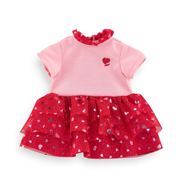 ma-corolle-robe-p-tale-de-coeurs-v-tement-poup-e-36-cm image 1