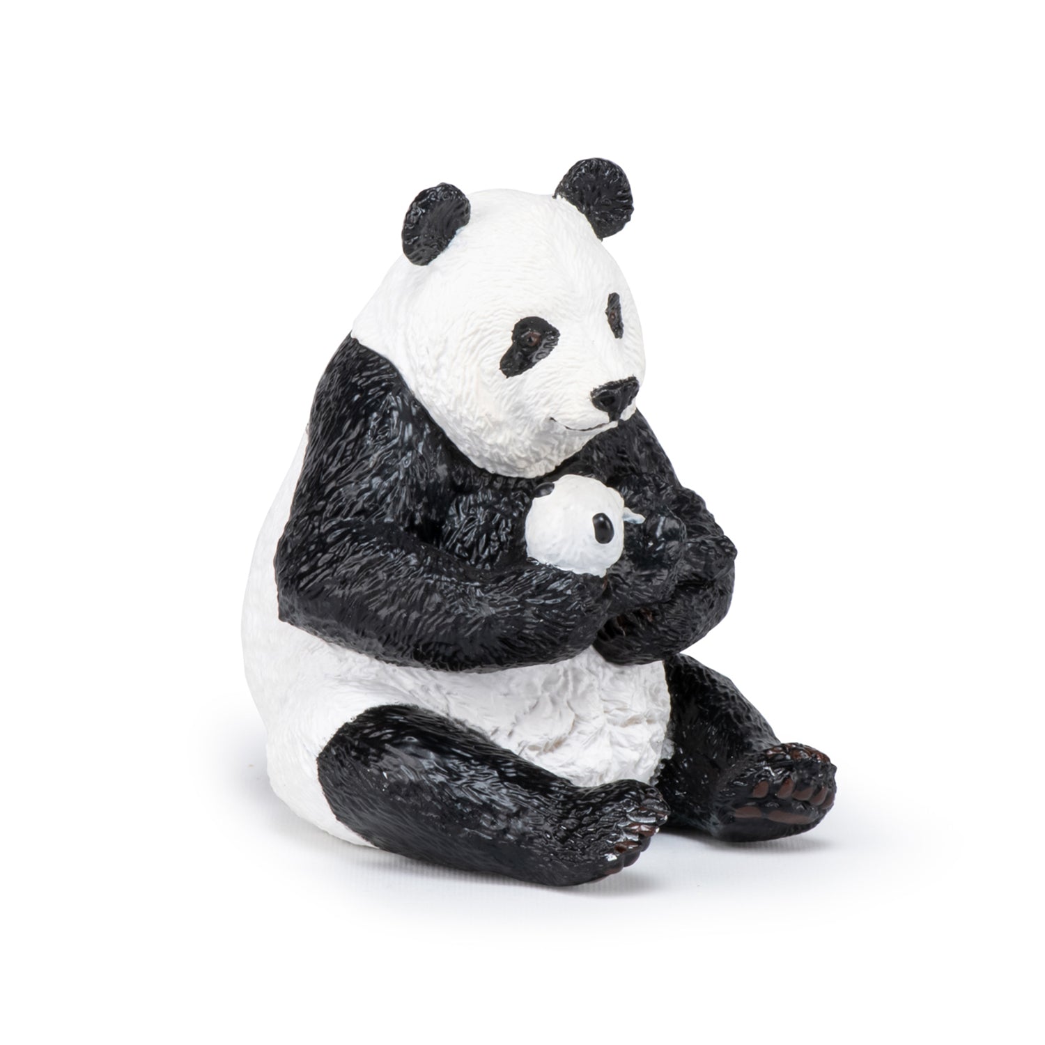 papo-wildlife-figurine-panda-assis-et-son-b-b-jouet-enfant image 3