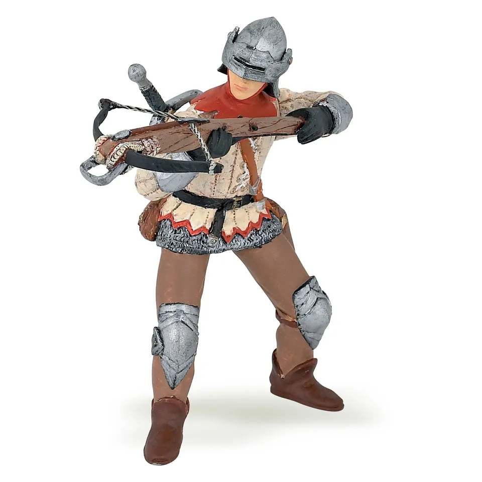 papo-medieval-arbal-trier-rouge-figurine-soldat-arbal-te image 1