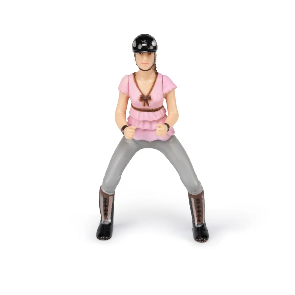 papo-horses-cavali-re-fashion-rose-figurine-quitation image 1