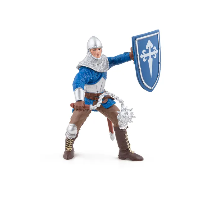 papo-medieval-figurine-chevalier-masse-d-arme-bouclier image 1