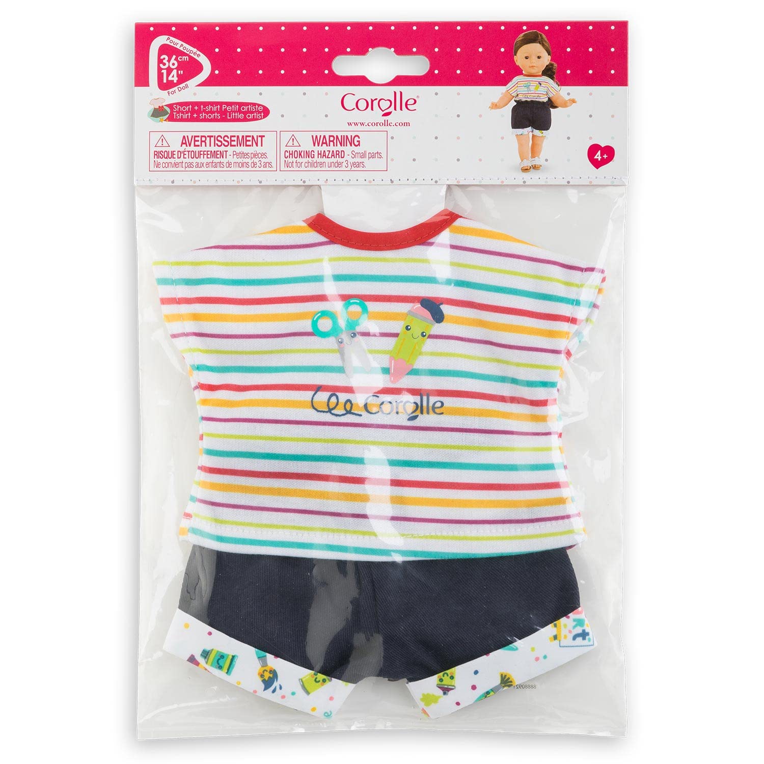 corolle-ma-corolle-short-t-shirt-petit-artiste-36cm-d-s-4-ans image 2