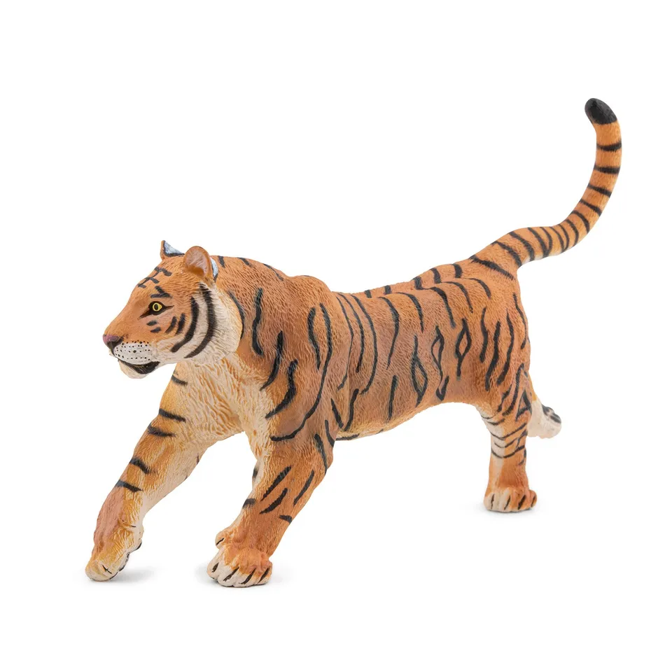 papo-wildlife-tigre-courant-figurine-animal-sauvage-rayures image 1