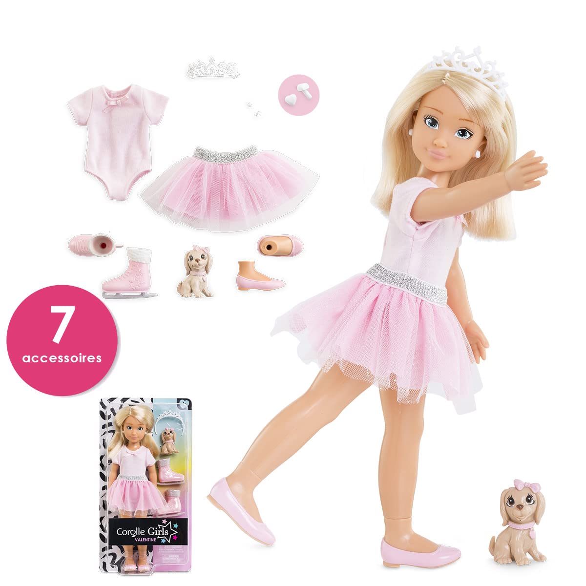 corolle-girls-coffret-valentine-ballerine-poup-e-28cm image 2