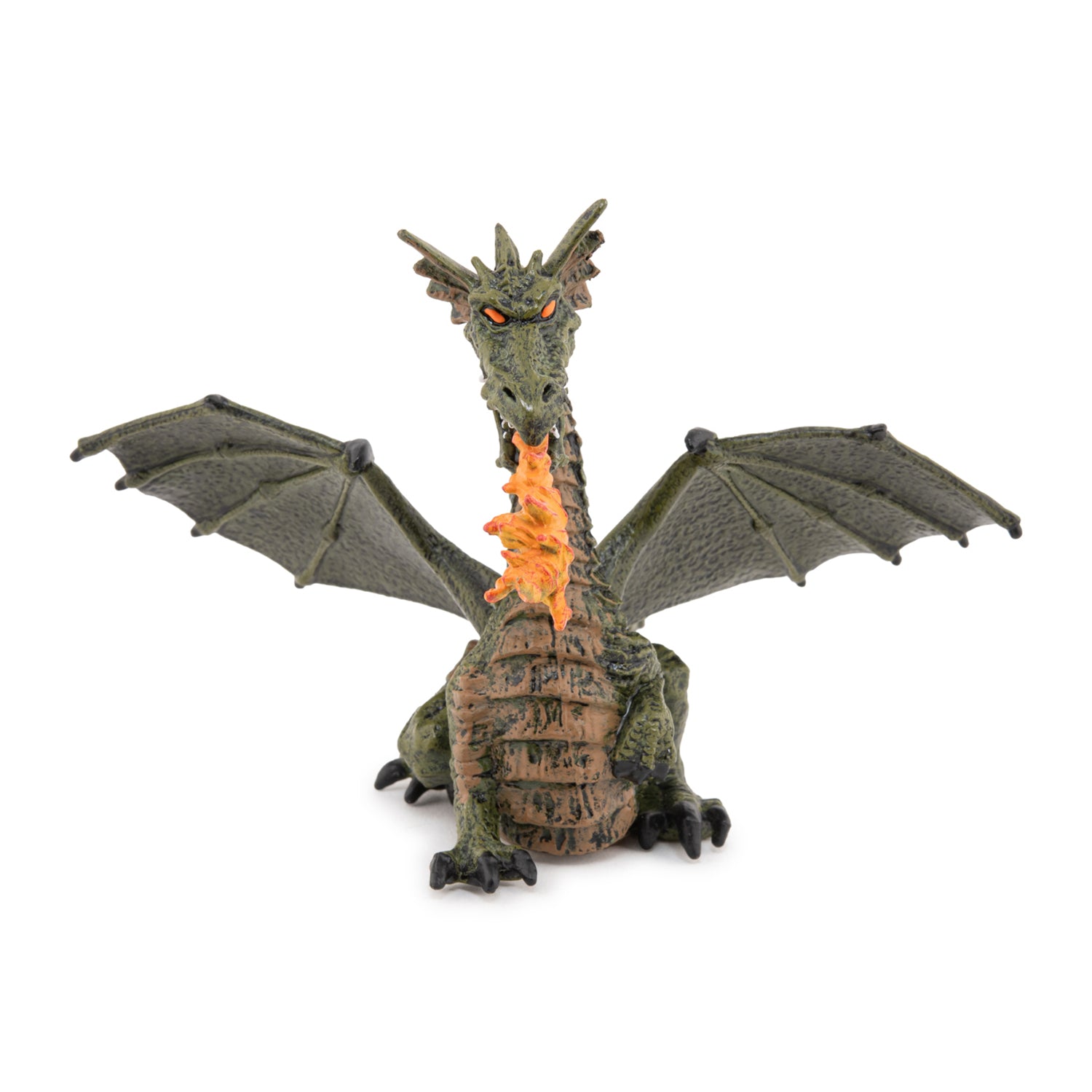 papo-the-enchanted-world-dragon-ail-vert-figurine-avec-flamme image 6