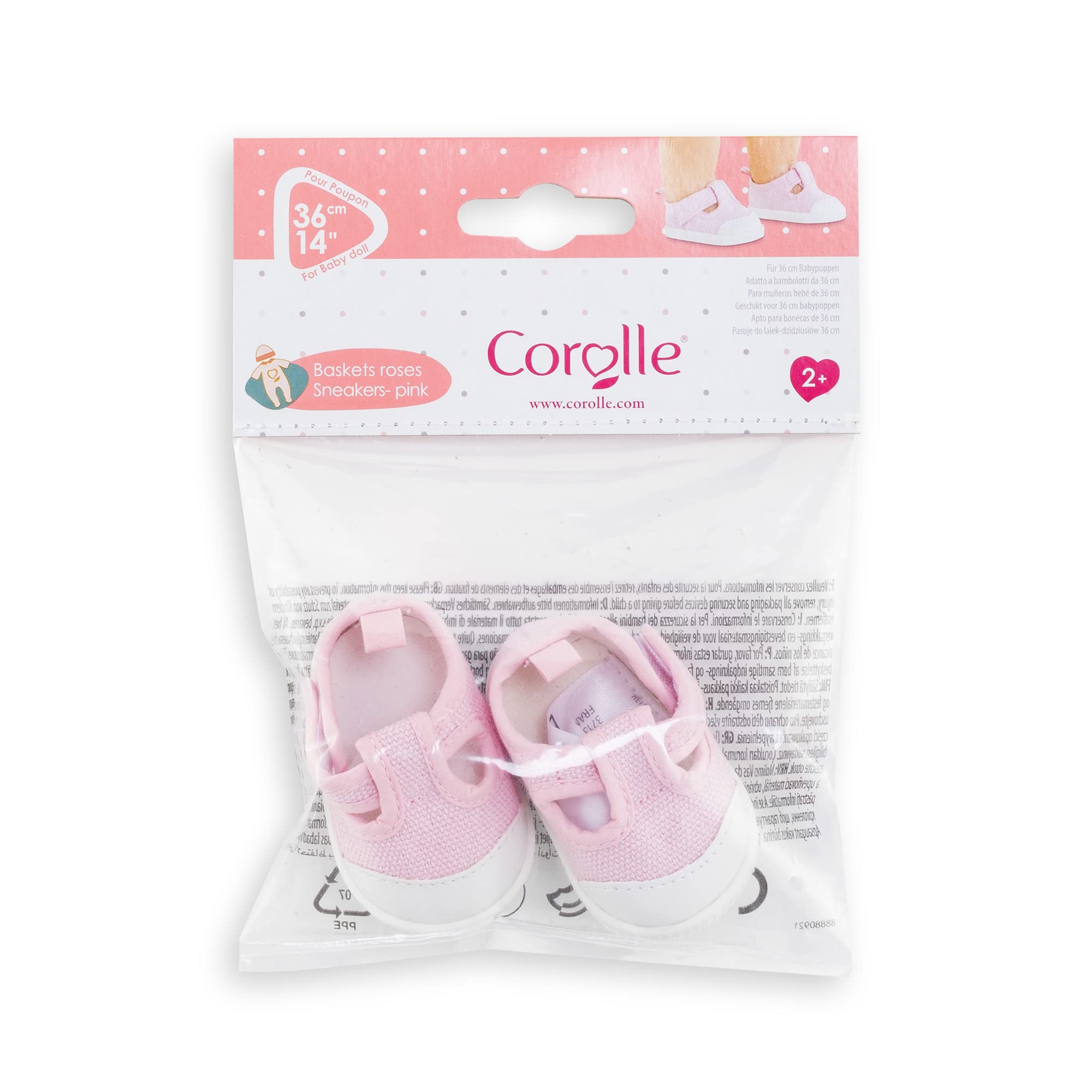 corolle-mon-grand-poupon-baskets-roses-chaussures-poupon-36-cm image 3