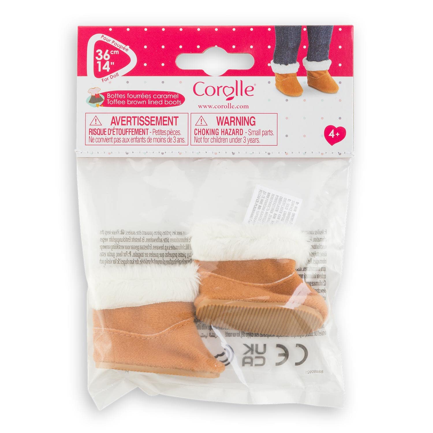 corolle-ma-corolle-bottes-fourr-es-bottes-poup-e-36cm-caramel image 2