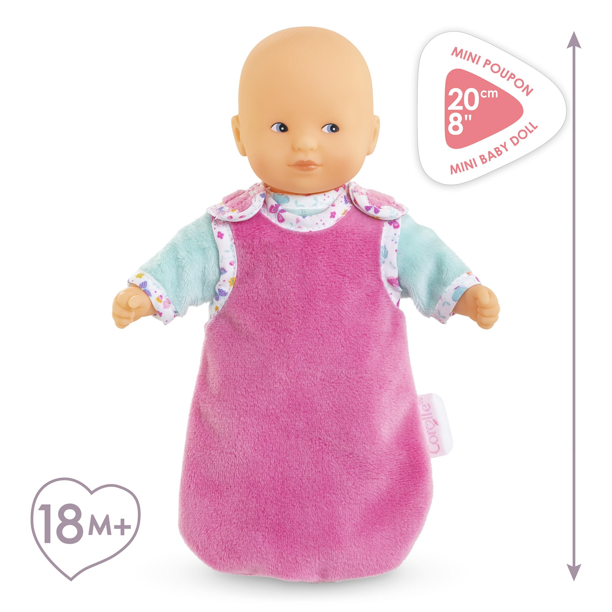 corolle-mon-premier-poupon-mini-calin-bonne-nuit-papillons-20cm image 2
