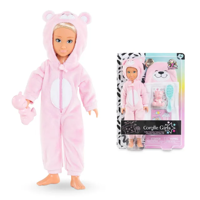 corolle-girls-valentine-pyjama-party-poup-e-mannequin-28-cm-pyjama image 1
