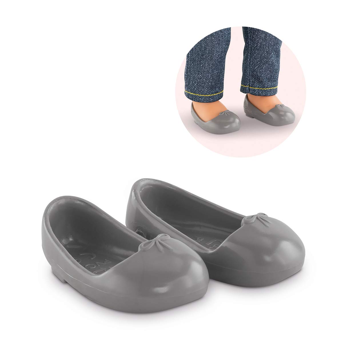 corolle-ma-corolle-ballerines-grises-chaussures-poup-e-36cm image 1