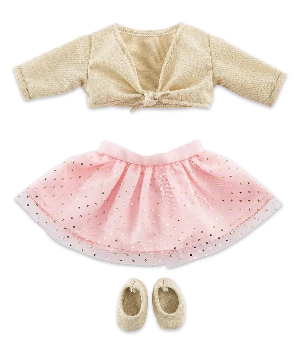 corolle-ma-corolle-ensemble-cours-de-danse-rose-et-or-36cm image 1