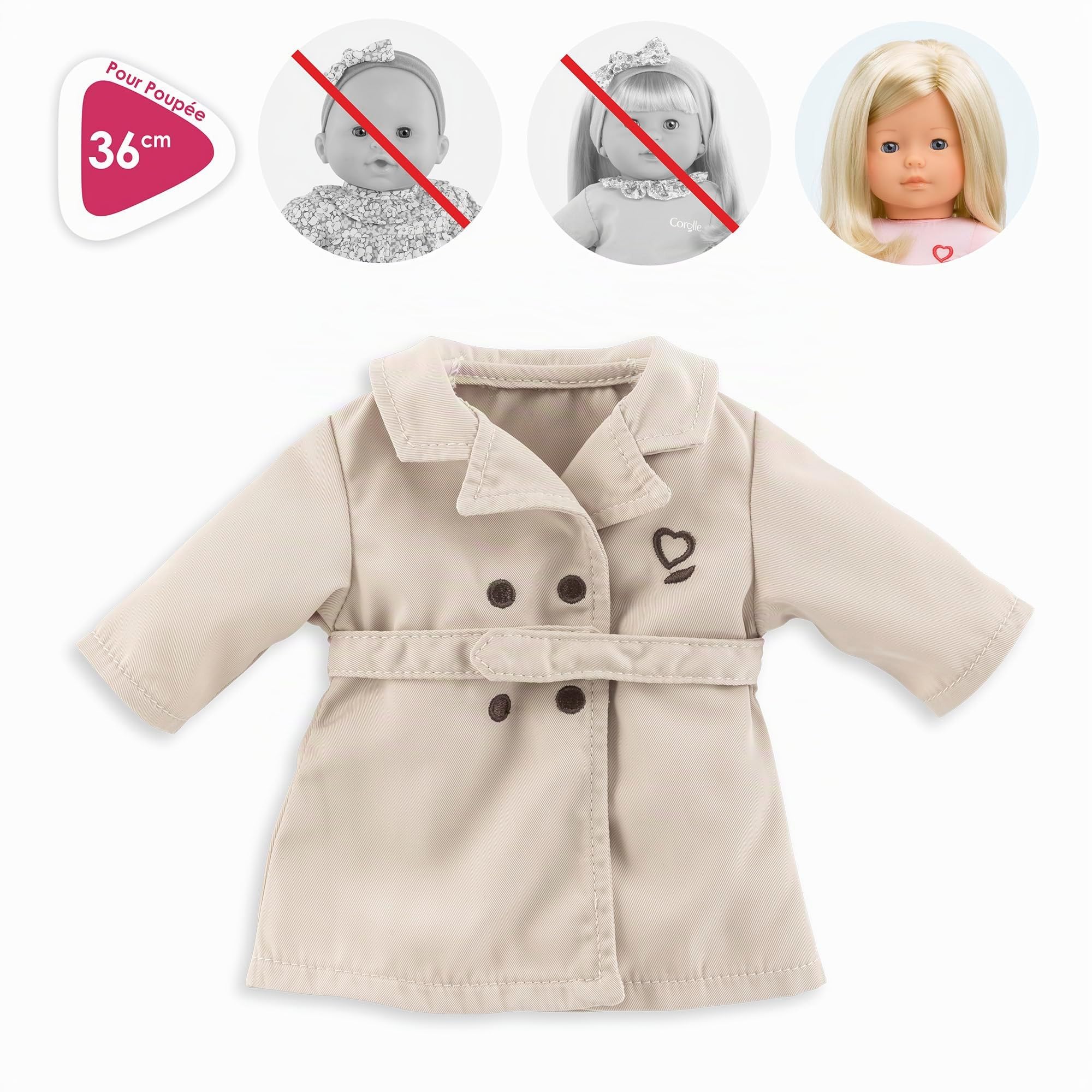 corolle-ma-corolle-trench-beige-v-tement-poup-e-36-cm image 3