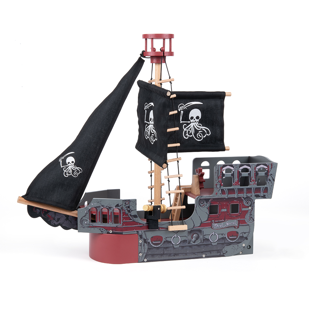 papo-pirates-bateau-fantastique-bateau-pirate-bois image 2