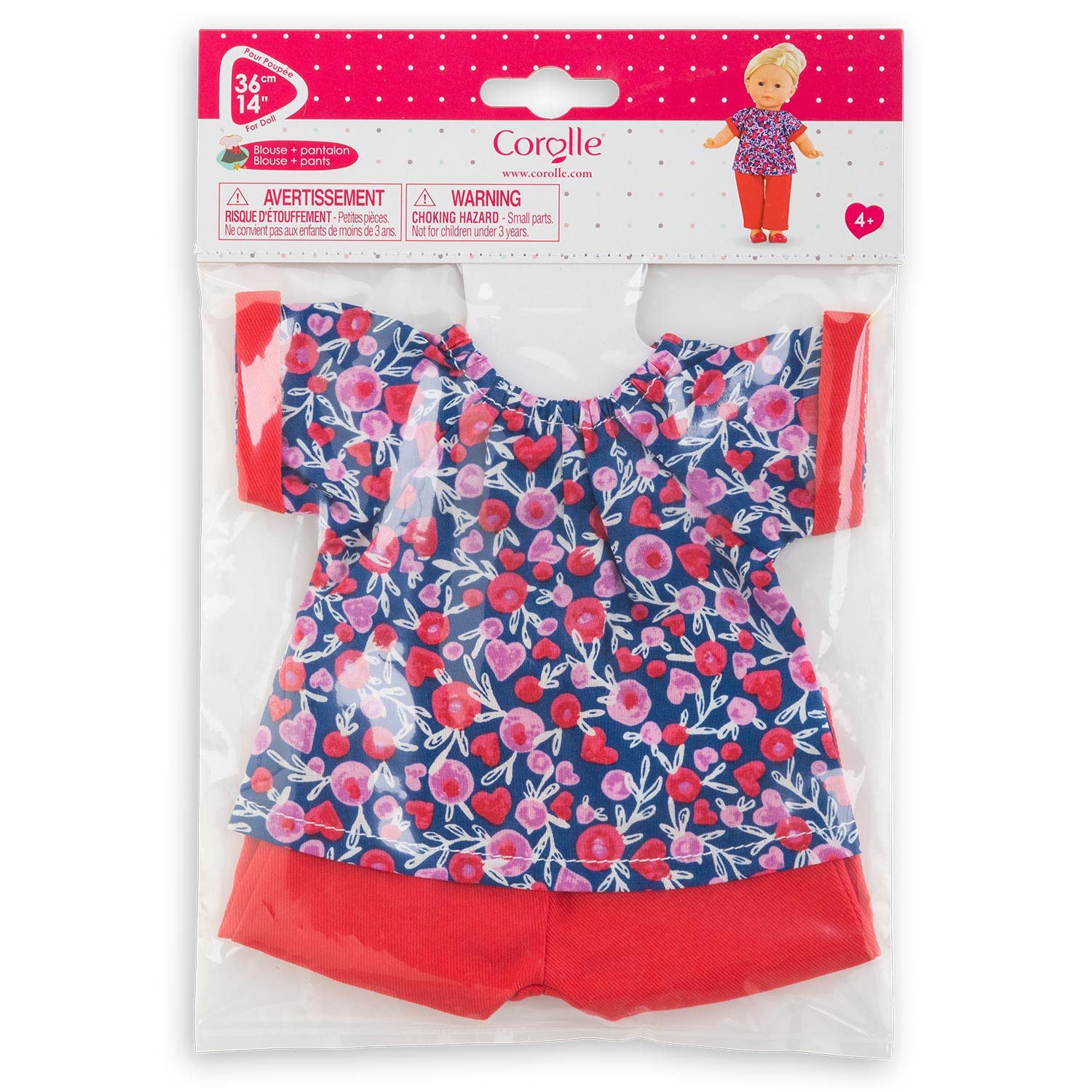 corolle-ma-corolle-blouse-et-pantalon-habit-36-cm-fleuri image 2