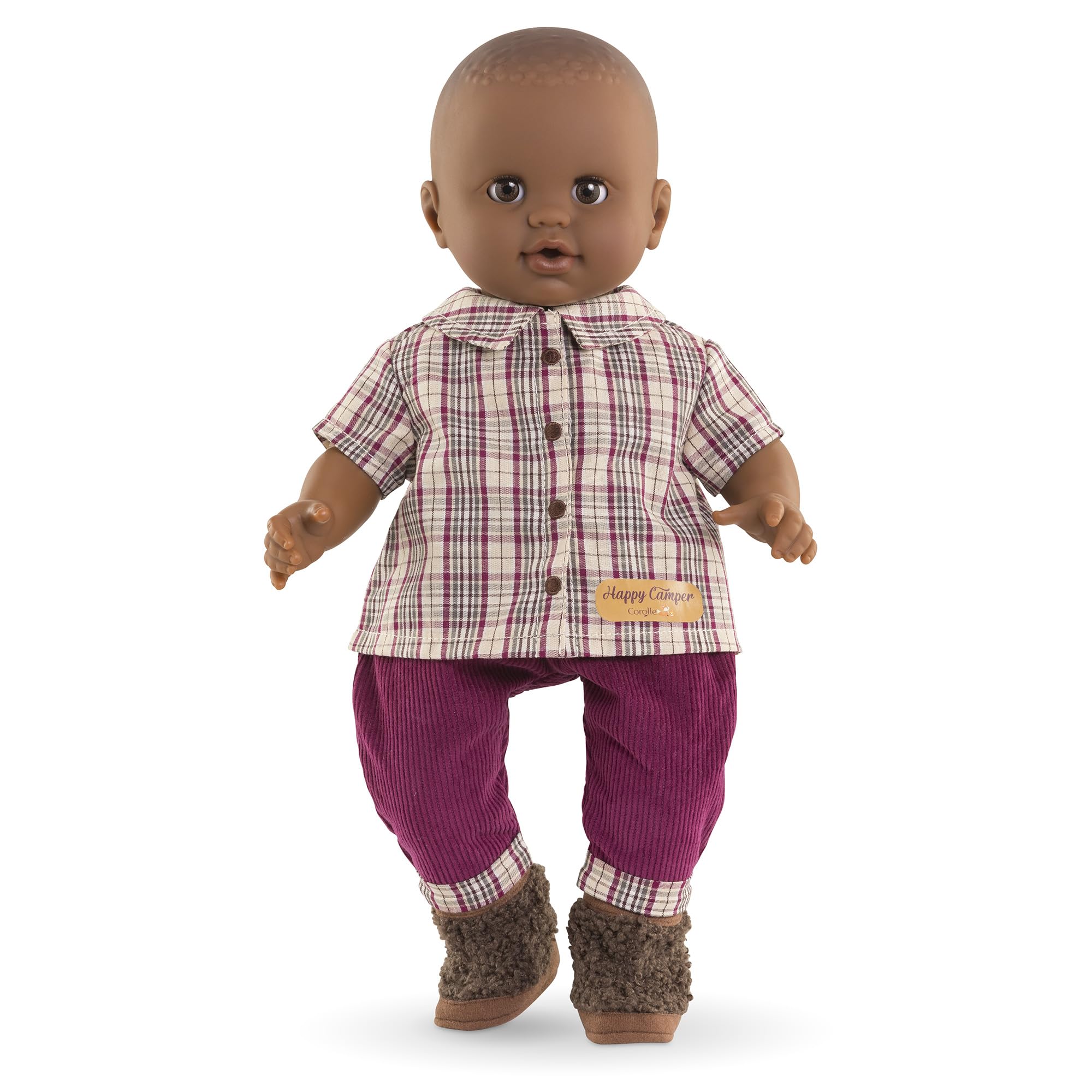 corolle-mon-grand-poupon-chemise-carreaux-pantalon-poupon-36cm image 3