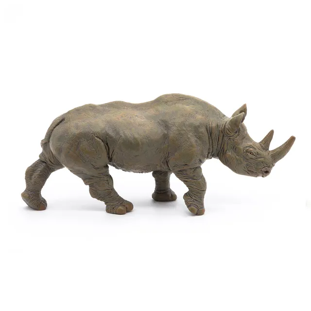 papo-wildlife-rhinoc-ros-noir-figurine-savane image 1