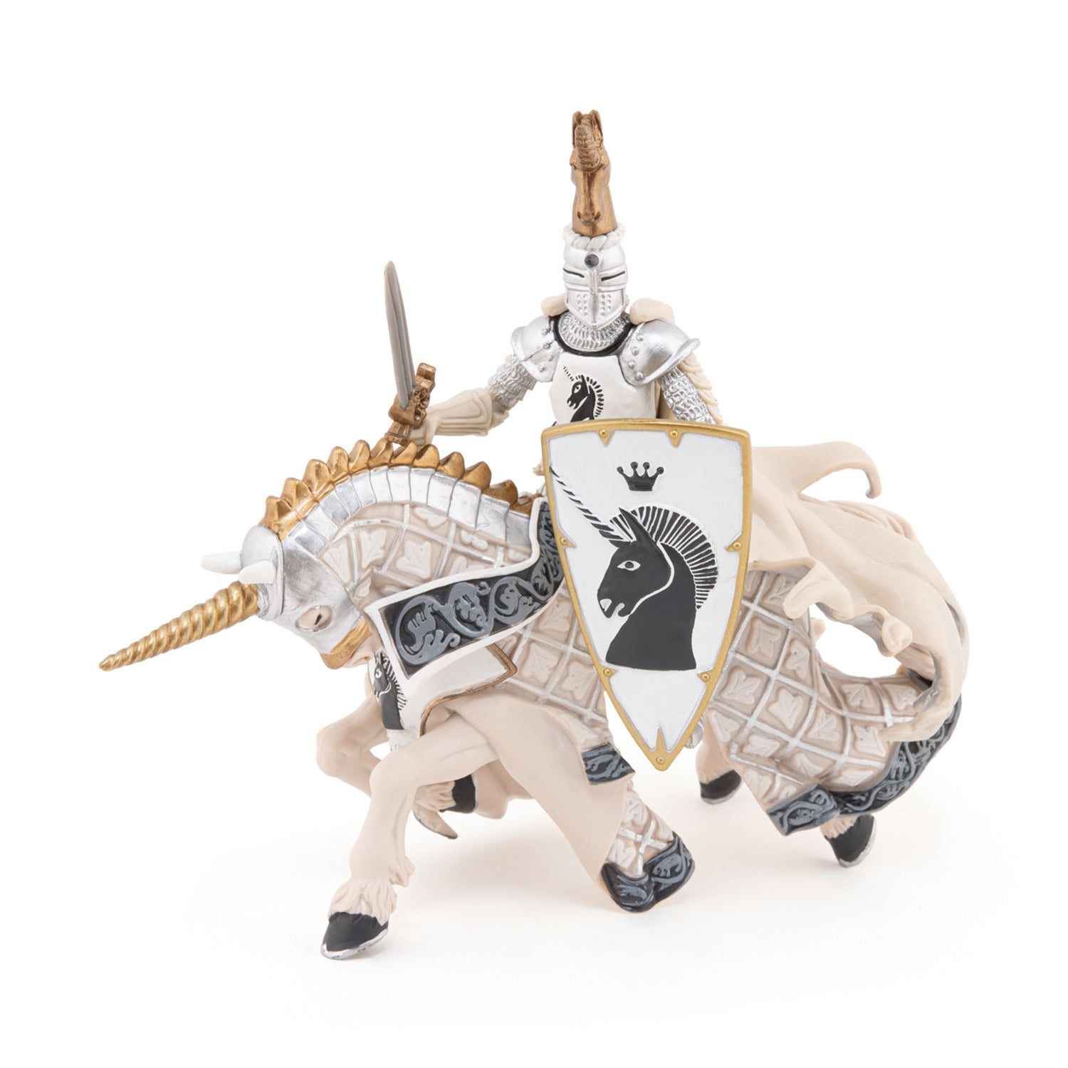 papo-medieval-ma-tre-des-armes-cimier-licorne-chevalier image 7