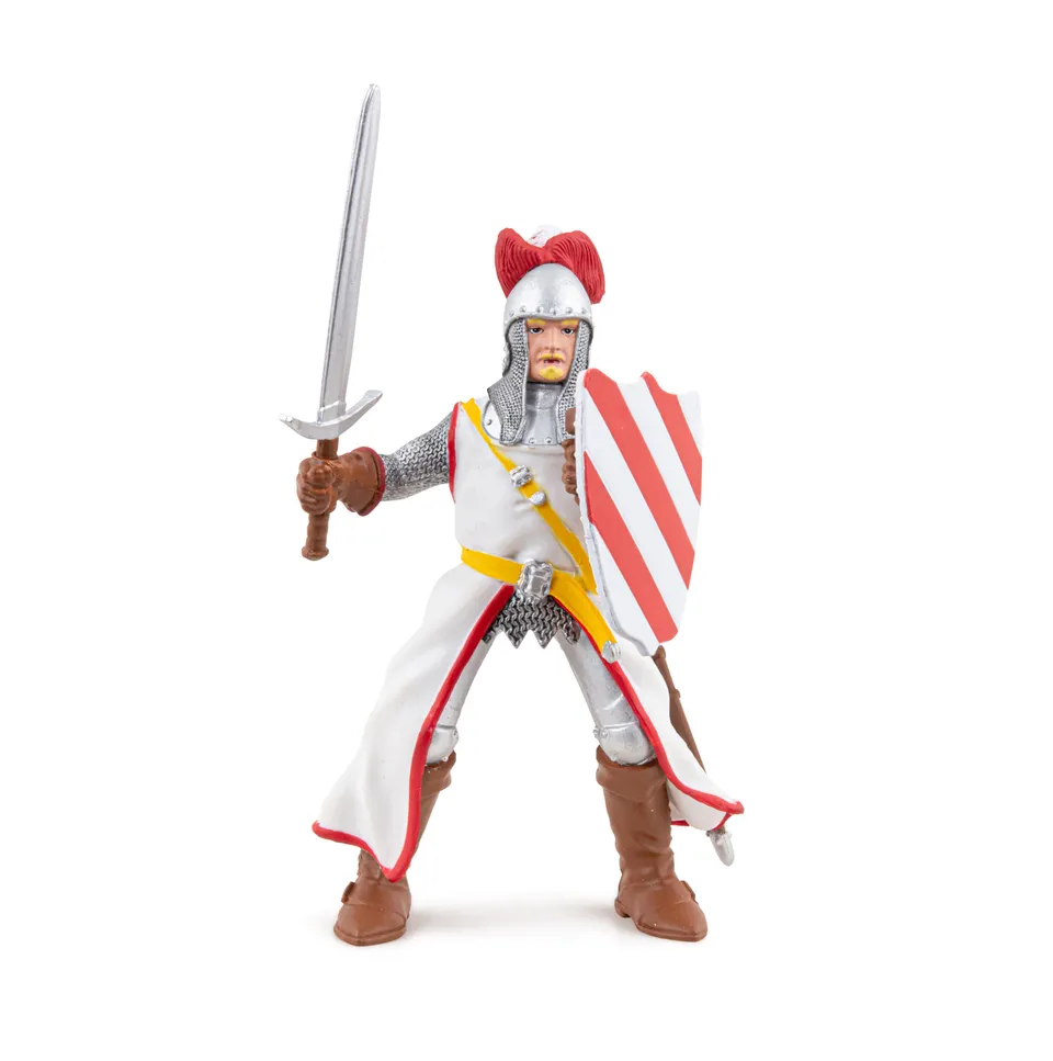 papo-medieval-figurine-lancelot-chevalier-p-e-et-bouclier image 1
