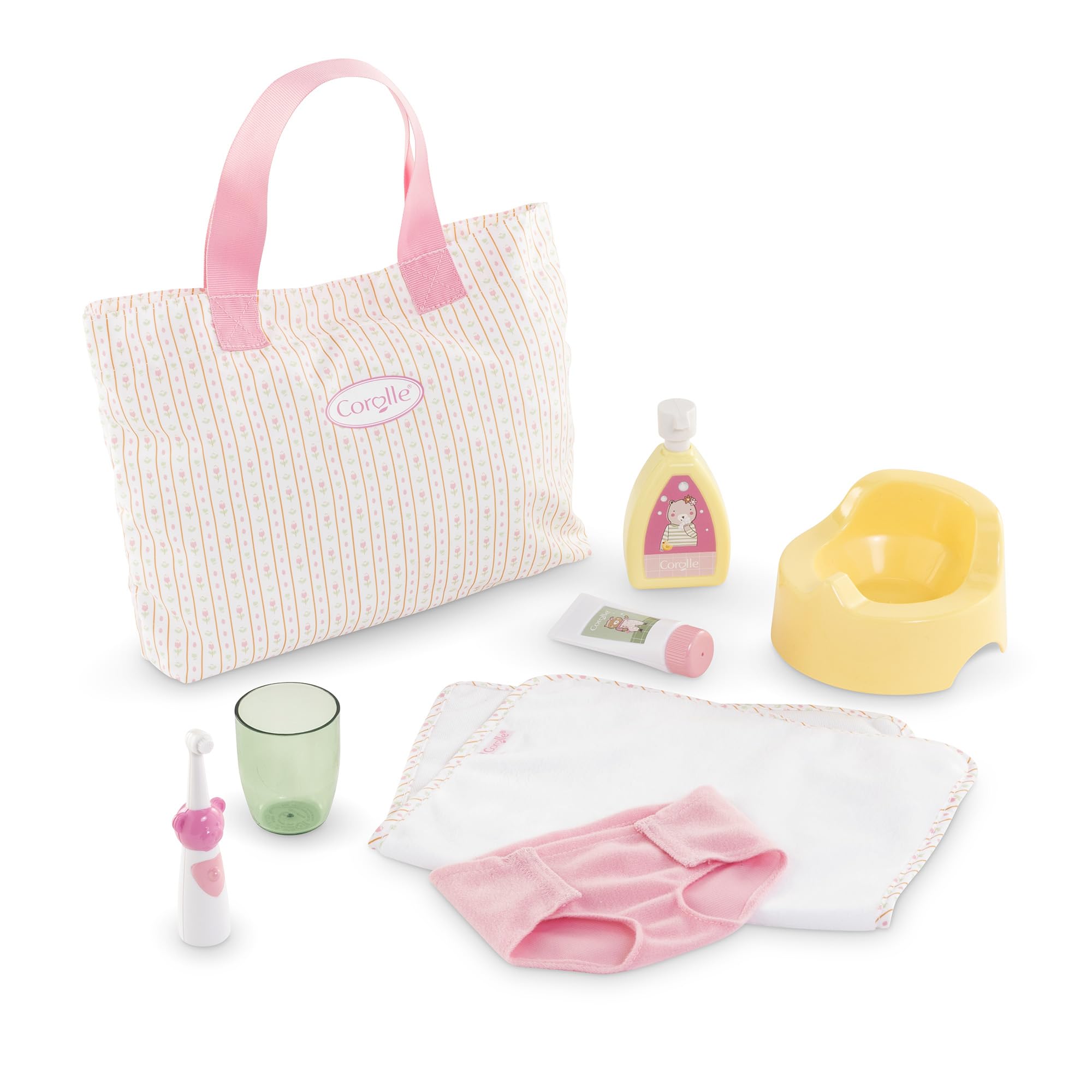 corolle-mon-grand-poupon-coffret-langer-tulipes-poupon-36cm-8-accessoires image 1