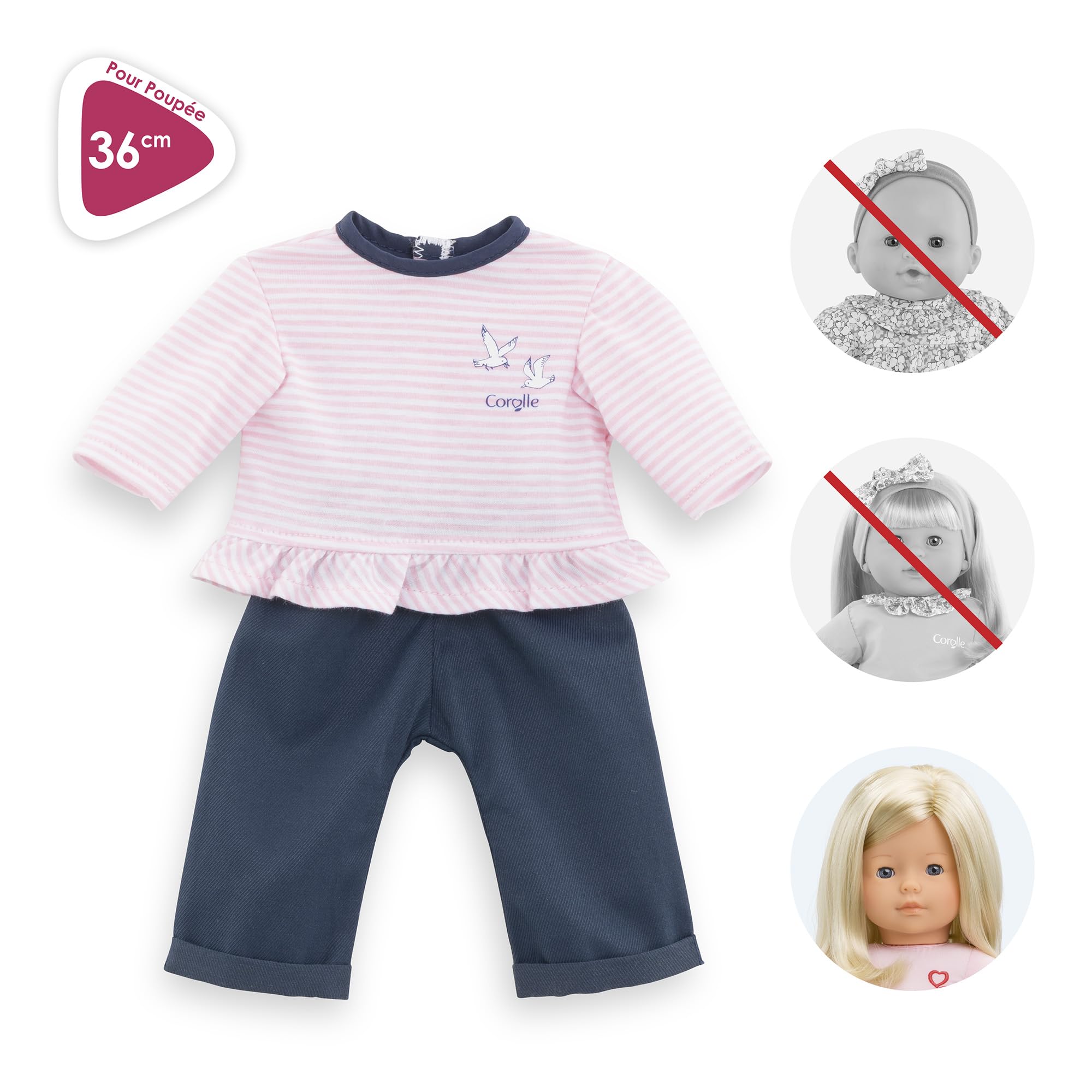 corolle-ma-corolle-t-shirt-pantalon-bords-de-loire-36-cm image 3