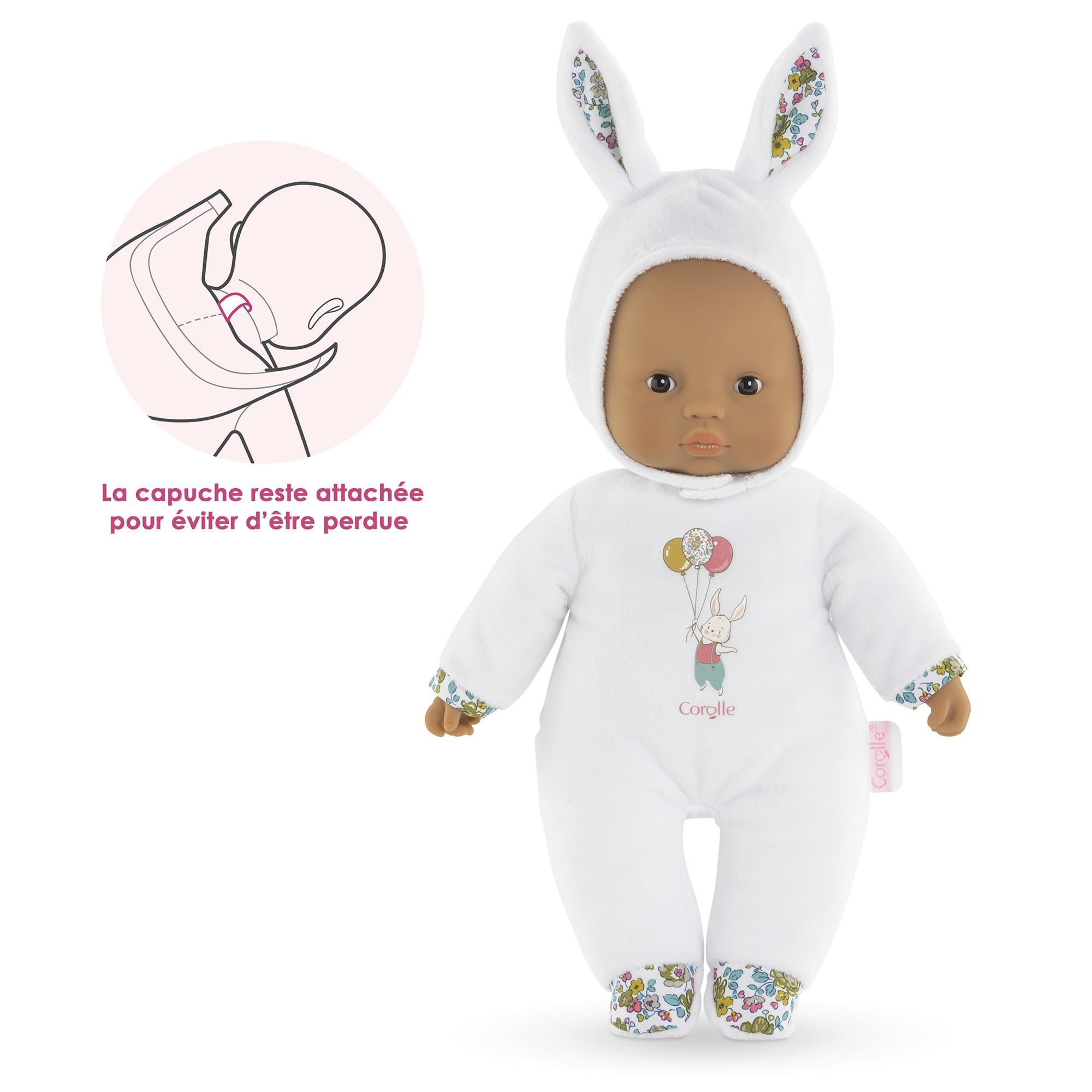 corolle-mon-doudou-pti-c-ur-lapin-blanc-poupon-30cm-vanille image 5