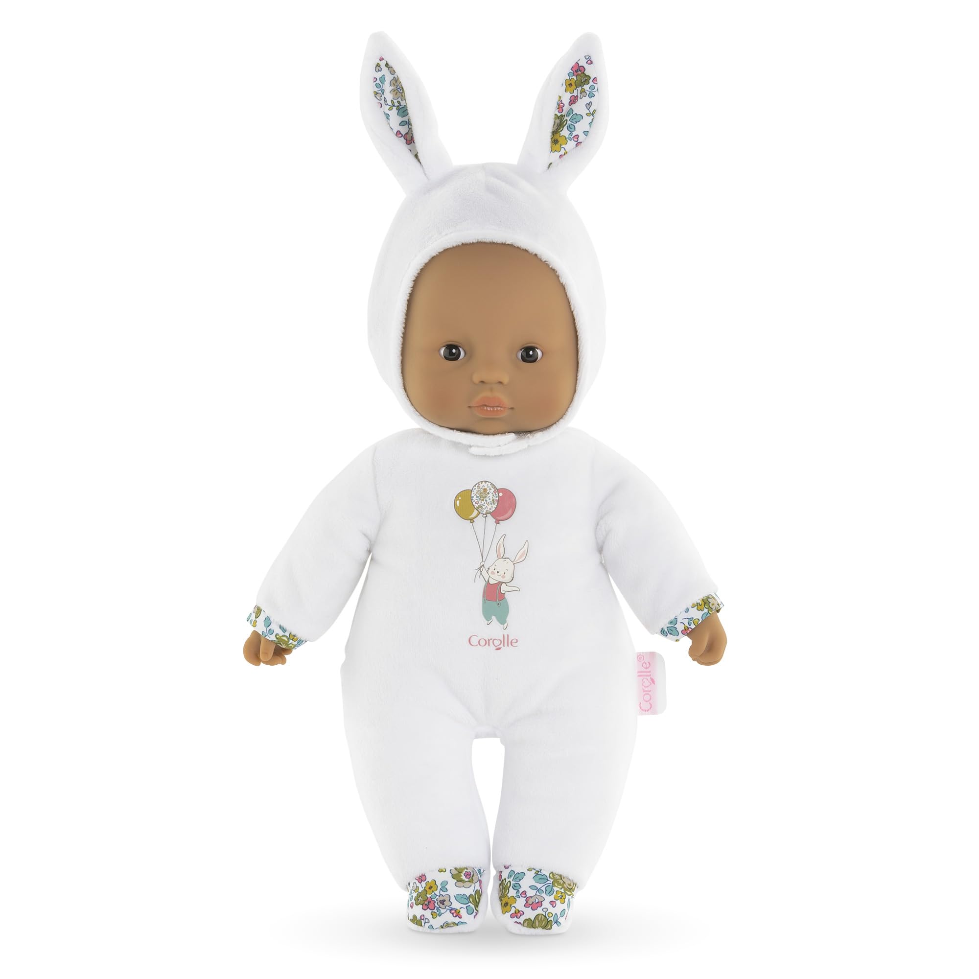 corolle-mon-doudou-pti-c-ur-lapin-blanc-poupon-30cm-vanille image 1