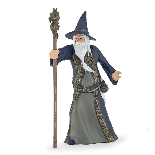 papo-fantasy-figurine-le-sorcier-magicien-barbe-blanche image 1