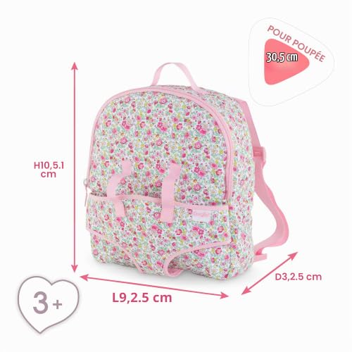 corolle-mon-premier-poupon-sac-dos-porte-poupon-fleuri-30-cm image 8