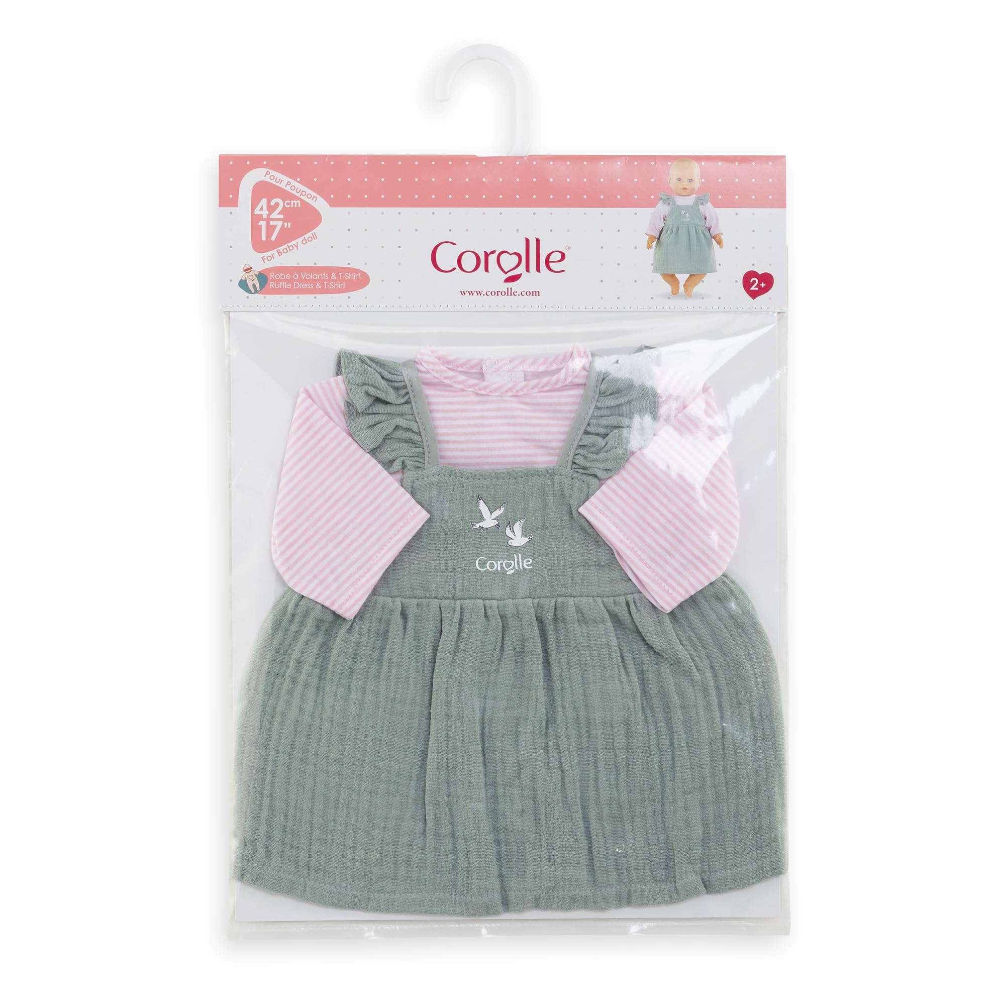corolle-mon-grand-robe-volants-t-shirt-poup-e-42-cm-2-ans image 6