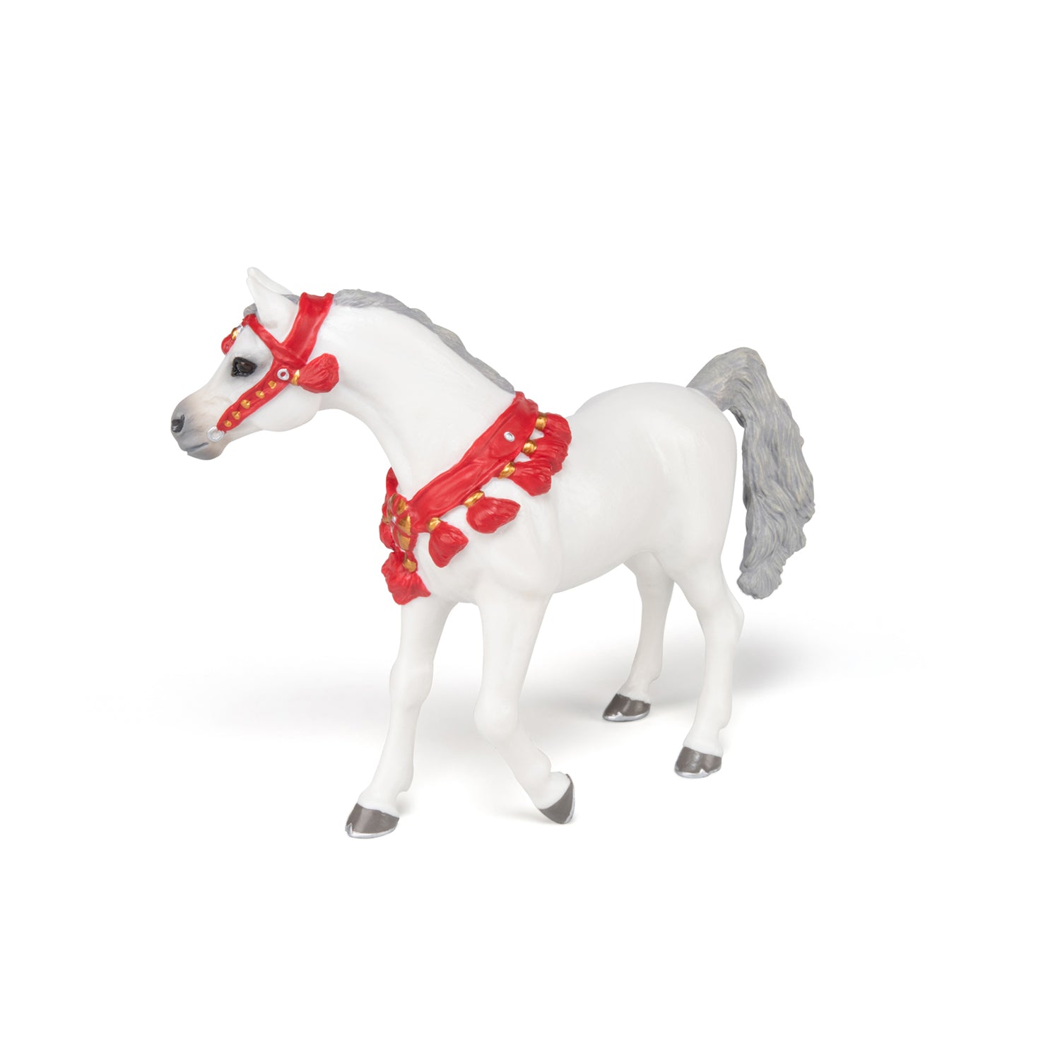 papo-chevaux-arabe-blanc-figurine-tenue-de-parade image 4
