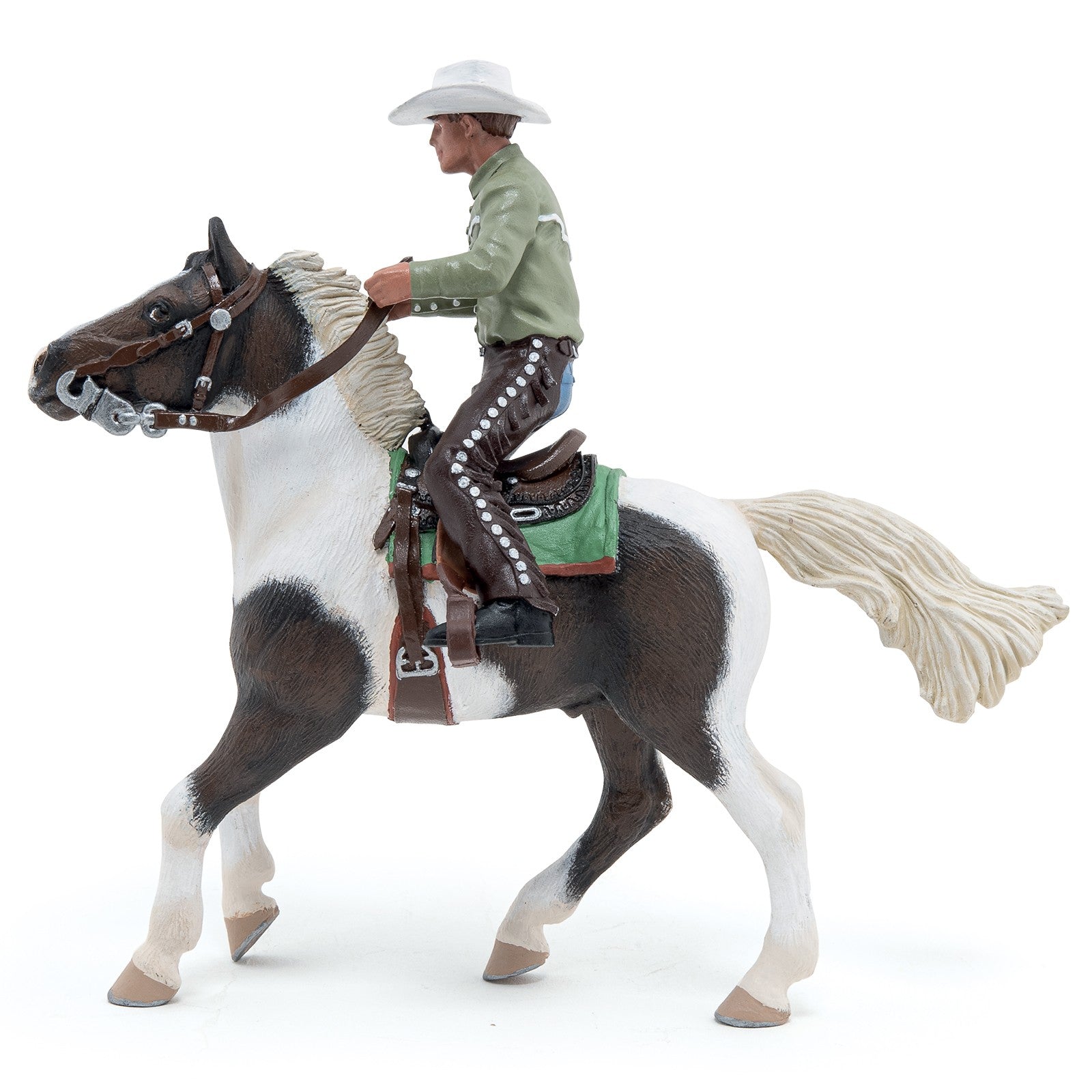 papo-horses-cheval-western-et-son-cavalier-figurine-coffret-pie image 1