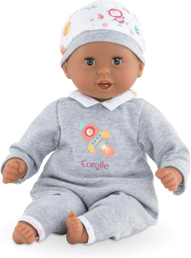 corolle-mon-premier-b-b-calin-marius-poupon-30cm-salopette-vanille image 1
