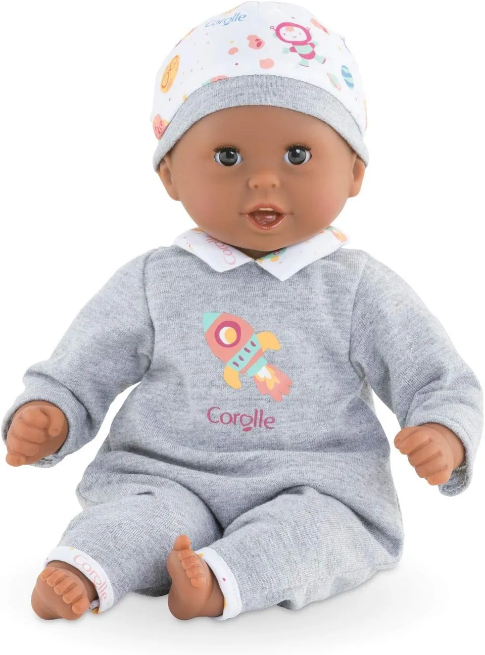 corolle-mon-premier-b-b-calin-marius-poupon-30cm-salopette-vanille image 1