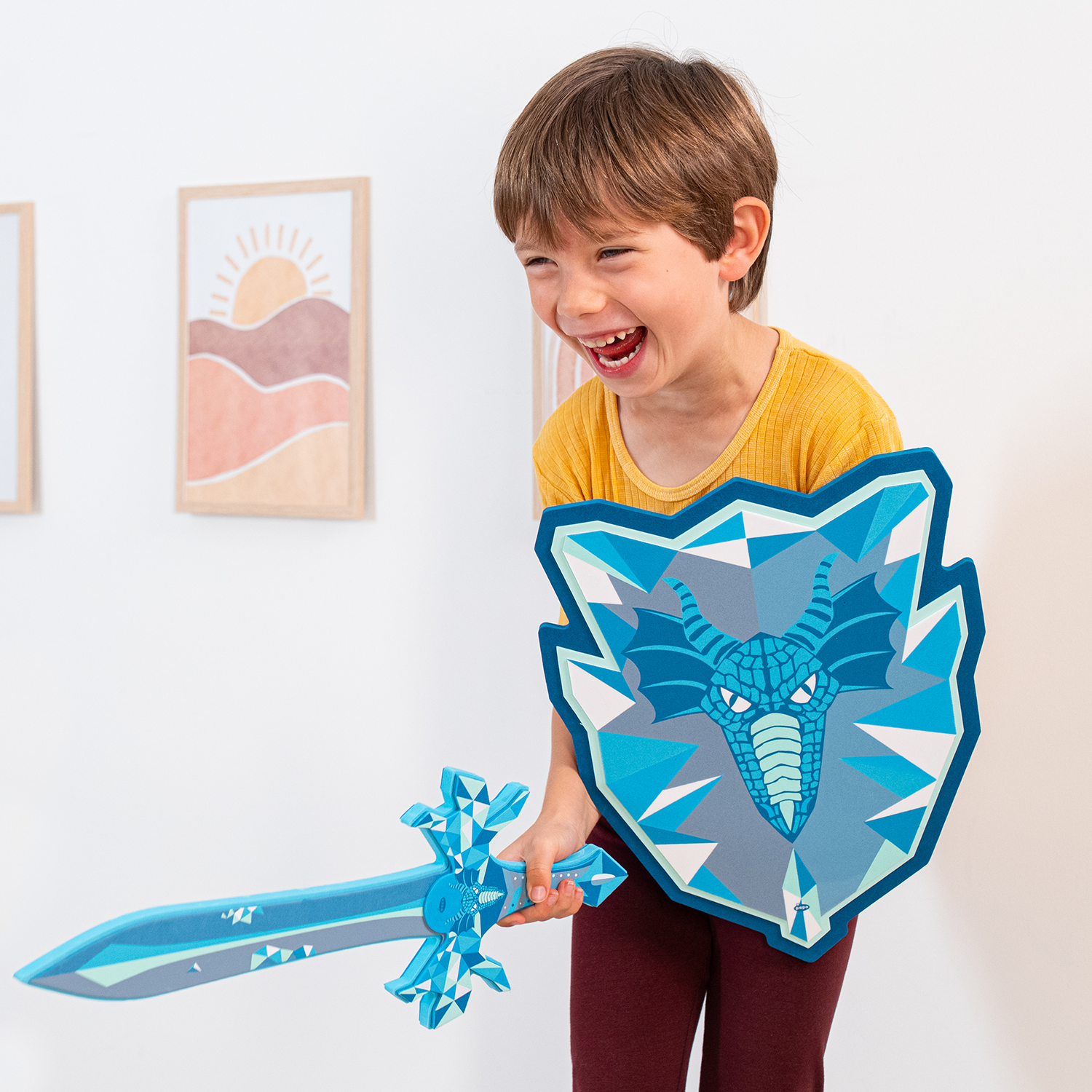 papo-foam-sets-bouclier-de-glace-jouet-mousse-3-8-ans image 2
