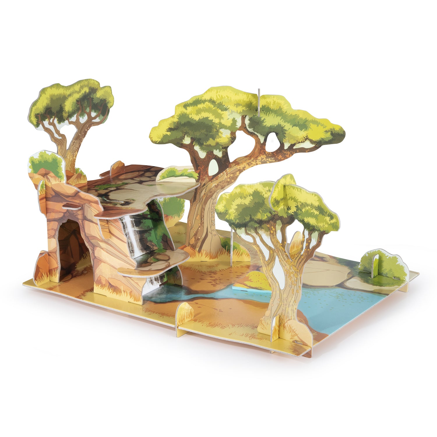 papo-wildlife-la-savane-d-cor-carton-xxl-isiplay image 2